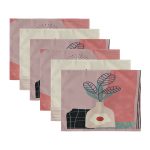 - Servis6li-Set281-Gorsel3 - Realhomes  6'lı Renkli Zemin Saksı Özel Tasarımlı Amerikan Servis Seti Realhomes