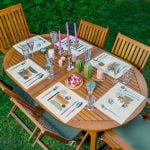 - Servis6li-Set284-Gorsel1 - Realhomes  6'lı Krem Zemin Onedraw Özel Tasarımlı Amerikan Servis Seti Realhomes