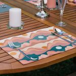 6'lı Ay & Dağ Tasarımlı Gece Tasarımlı Amerikan Servis Seti Realhomes