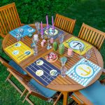 - Servis6li-Set287-Gorsel1 - Realhomes  6'lı Mavi & Sarı Renkli Çapa Tasarımlı Amerikan Servis Seti Realhomes