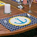 - Servis6li-Set287-Gorsel2 - Realhomes  6'lı Mavi & Sarı Renkli Çapa Tasarımlı Amerikan Servis Seti Realhomes