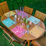 - Servis6li-Set289-Gorsel1 - Realhomes 6'lı Rengarenk Çiçekler Özel Tasarımlı Amerikan Servis Seti Realhomes