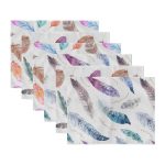 - Servis6li-Set3-Gorsel3 - Realhomes  6'lı Renkli Tüyler Özel Tasarım Amerikan Servis Seti Realhomes