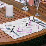 6'lı Renkli Özel Tasarım Çizimler Amerikan Servis Seti Realhomes