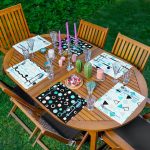 6'lı Özel Tasarım Puan & Geometrik Şekiller Amerikan Servis Seti Realhomes