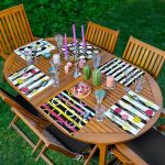 6'lı Renkli Puantiyeli Özel Tasarım Amerikan Servis Seti Realhomes