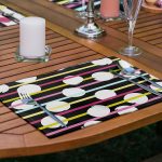 6'lı Renkli Puantiyeli Özel Tasarım Amerikan Servis Seti Realhomes