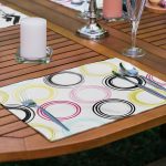 6'lı Özel Tasarım Renkli Figürler Amerikan Servis Seti Realhomes