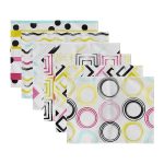 6'lı Özel Tasarım Renkli Figürler Amerikan Servis Seti Realhomes