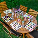 6'lı Renkli Puantiyeli Özel Tasarım Amerikan Servis Seti Realhomes