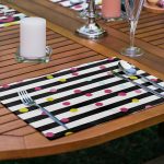 6'lı Renkli Puantiyeli Özel Tasarım Amerikan Servis Seti Realhomes