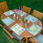 6'lı Soft Renkli Özel Tasarım Amerikan Servis Seti Realhomes