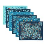 - Servis6li-Set328-Gorsel3 - Realhomes 6'lı Mavi Tonlarında Mandala Tasarımlı Amerikan Servis Seti Realhomes