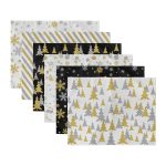 6'lı Kar Tanesi Çam Ağacı Özel Tasarım Amerikan Servis Seti Realhomes