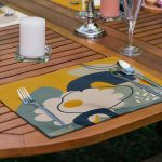 6'lı Pastel Rengarenk Çiçek Tasarımlı Amerikan Servis Seti Realhomes