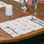 - Servis6li-Set35-Gorsel2 - Realhomes  6'lı Renkli Üçgen & Gold Detaylı Kar Taneleri Özel Tasarım Amerikan Servis Seti Realhomes