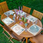 6'lı Özel Tasarım Etnik Onedraw Çizimli Amerikan Servis Seti Realhomes