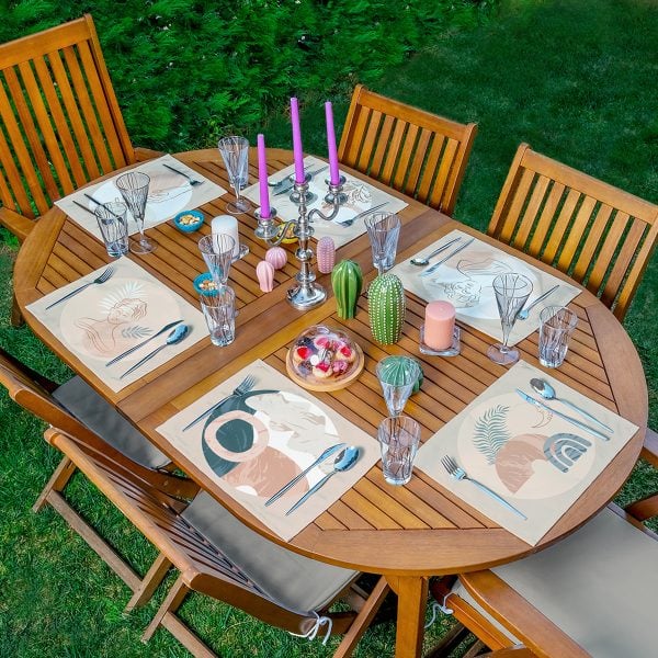 - Servis6li-Set353-Gorsel1 - Realhomes  6'lı Mavi Deniz Canlıları Özel Tasarım Amerikan Servis Seti Realhomes