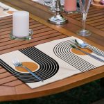 6'lı Etnik Tasarımlı Minimalist Temalı Amerikan Servis Seti Realhomes