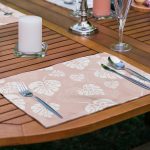 - Servis6li-Set366-Gorsel2 - Realhomes  6'lı Soft Gri Pembe Renkli Yaprak Figürlü Amerikan Servis Seti Realhomes