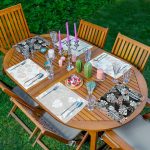 - Servis6li-Set367-Gorsel1 - Realhomes  6'lı Soft Renkli Yaprak Tasarımlı Amerikan Servis Seti Realhomes