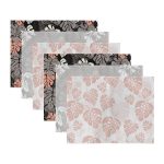 - Servis6li-Set367-Gorsel3 - Realhomes  6'lı Soft Renkli Yaprak Tasarımlı Amerikan Servis Seti Realhomes