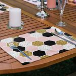 6'lı Pembe Temalı Love Tasarımlı Amerikan Servis Seti Realhomes