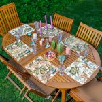 6'lı Sonbahar Yaprakları Özel Tasarım Amerikan Servis Seti Realhomes