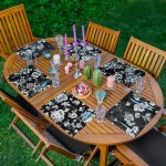 - Servis6li-Set390-Gorsel1 - Realhomes  6'lı Siyah Beyaz Gül Motifli Amerikan Servis Seti Realhomes