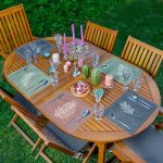 - Servis6li-Set391-Gorsel1 - Realhomes  6'lı Renkli Zemin Yaprak Tasarımlı Amerikan Servis Seti Realhomes