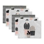 - Servis6li-Set398-Gorsel3 - Realhomes  6'lı Kumlama Çizgili Zeminn Kaktüs Tasarımlı Amerikan Servis Seti Realhomes