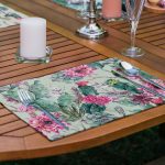 - Servis6li-Set399-Gorsel2 - Realhomes  6'lı Krem Zeminli Renkli Kaktüs Tasarımlı Amerikan Servis Seti Realhomes