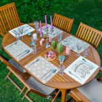 6'lı Gri Kar Taneli Love Temalı Amerikan Servis Seti Realhomes