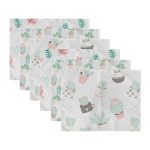 - Servis6li-Set402-Gorsel3 - Realhomes 6'lı Soft Renkli Sevimli Kaktüsler Amerikan Servis Seti Realhomes