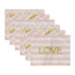 - Servis6li-Set407-Gorsel3 - Realhomes  6'lı Pembe Çizgili Zemin Gold Detaylo Love Temalı Amerikan Servis Seti Realhomes