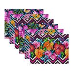 - Servis6li-Set41-Gorsel3 - Realhomes  6'lı Renkli Güller Özel Tasarımlı Amerikan Servis Seti Realhomes