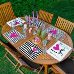 6'lı I Love You Temalı Özel Tasarım Amerikan Servis Seti Realhomes