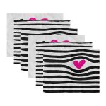 6'lı I Love You Temalı Özel Tasarım Amerikan Servis Seti Realhomes