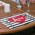 6'lı Kalp & Love Tasarımlı Amerikan Servis Seti Realhomes