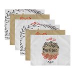 6'lı You & Me Özel Tasarım Sevgili Temalı Amerikan Servis Seti Realhomes