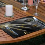 - Servis6li-Set42-Gorsel2 - Realhomes  6'lı Gold Detaylı Siyahi Kadın Temalı Amerikan Servis Seti Realhomes