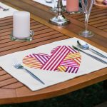 6'lı Neon Renkli Happy Temalı Özel Tasarım Amerikan Servis Seti Realhomes