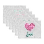 - Servis6li-Set433-Gorsel3 - Realhomes 6'lı Renkli Love Tasarımlı Amerikan Servis Seti Realhomes