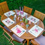 - Servis6li-Set439-Gorsel1 - Realhomes  6'lı Pembe Özel Tasarım Sevgililer Günü Temalı Amerikan Servis Seti Realhomes