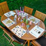 6'lı Renkli Gold Detaylı Kalp Tasarımlı Sevgililer Günü Temalı Amerikan Servis Seti Realhomes