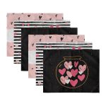 6'lı Aşk Temalı Love Tasarımlı Amerikan Servis Seti Realhomes