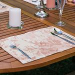 6'lı Soft Renkli Sonbahar Yaprak Tasarımlı Amerikan Servis Seti Realhomes