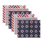 - Servis6li-Set454-Gorsel3 - Realhomes  6'lı Bordo & Laciver Denizci Temalı Amerikan Servis Seti Realhomes