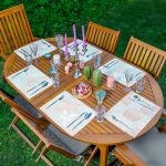 - Servis6li-Set456-Gorsel1 - Realhomes  6'lı Soft Renkli Tropik Yaprak Motifli Amerikan Servis Seti Realhomes