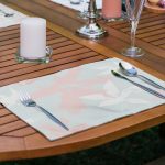 - Servis6li-Set456-Gorsel2 - Realhomes  6'lı Soft Renkli Tropik Yaprak Motifli Amerikan Servis Seti Realhomes